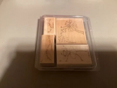 Stampin' Up! Bonitas estampillas de goma de madera de hadas RARAS Foto 1 de 2