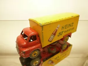 DINKY TOYS 923 BIG BEDFORD HEINZ KETCHUP BOTTLE - RED+YELLOW - GOOD COND - 84 - Imagen 1 de 12