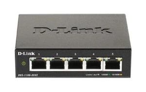 For surveillance deployments with Bandwidth Control D-Link 5-Port Smart Managed - Picture 1 of 1
