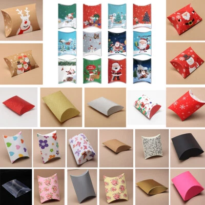 Kissen Gefälligkeit Geschenkboxen x 12 - Hochzeiten Schmuck Weihnachten Weihnachten Qualität Box - Bild 1 von 2