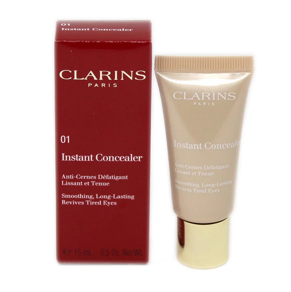 CLARINS INSTANT CONCEALER REVIVES TIRED EYES 15 ML/0.5 OZ. #01 - LIGHT BEIGE - Image 1 of 1