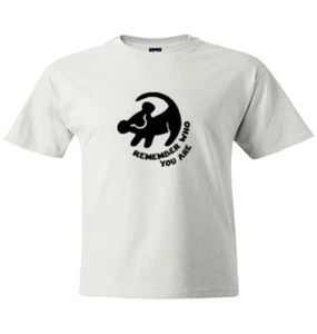 Remember who you are Tee Unisex Graphic T-Shirt Hoodie Simba Custom Lion King - Picture 1 of 23