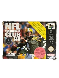 NFL Quarterback Club 98 & Rare Play Guide - Nintendo 64 N64 PAL Boxed - Picture 1 of 9