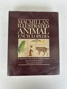 Macmillan Illustrated Animal Encyclopedia 1984 HC w/ DJ Whitfield & Durrell Wild - Picture 1 of 8