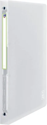 Oxford Recycled Ring Binder, Clear A4 Flexible Folder, 4 Rings 20mm  - Image 1 of 4