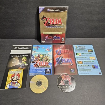 Legend of Zelda Wind Waker + Ocarina of Time / Master Quest (Gamecube) CIB CLEAN - Bild 1 von 4