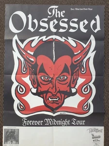 Konzertplakat Obsessed Forever Midnight Tour 1990 - Bild 1 von 5