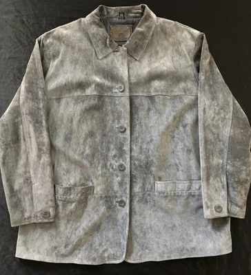 St John Bay Suede men’s Soft Suede Chore Coat Size 2X - Image 1 of 4