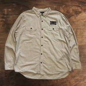 Harley Davidson Field Utility Shirt Mens 3XL Biker Button Up VTG 00s Military - Picture 1 of 5
