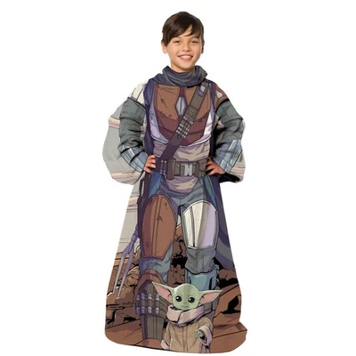 Northwest Star Wars: The Mandalorian Comfy Mando Youth Silk Touch Comfy Throw - Image 1 of 4