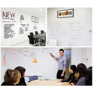Pvc Trockener Erase Schreibbotschaft Papier Whiteboard X3T9 Board Stick 20 U4Q9 - Picture 1 of 9