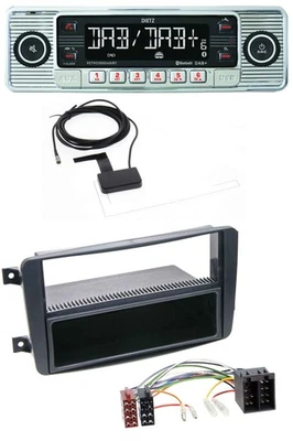 Dietz Bluetooth USB MP3 DAB Autoradio für Mercedes C-Klasse W203 CLK W209 Vito V - Bild 1 von 4