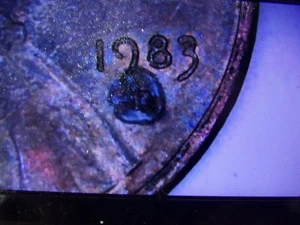 1983-D Lincoln Cent Error Coin Several Errors  - Picture 1 of 4