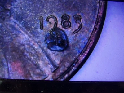1983-D Lincoln Cent Error Coin Several Errors  - Image 1 of 4