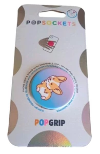 PopSockets PopGrip Phone E-reader Tablet Grip Cheeky Corgi Puppy Translucent - Picture 1 of 3