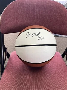 NERLENS NOEL AUTOGRAPHED FULL-SIZED BASKETBALL (76ERS/PISTONS/UK) WITH COA - Picture 1 of 4