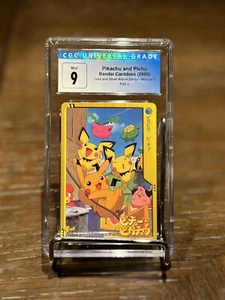 Pikachu and Pichu Bandai Carddass (2000) Mint 9 CGC - Picture 1 of 2