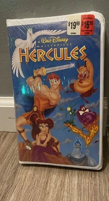Walt Disney HERCULES MASTERPIECE EDITION VHS CLAMSHELL New VHS VTG - Image 1 of 4