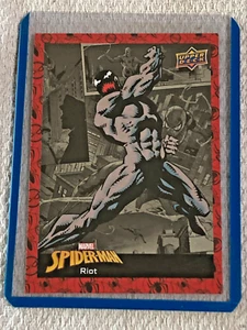 2023-24 Cubierta Superior Marvel Spider-Man Riot #31 Base Foil Casi Nuevo - Imagen 1 de 2