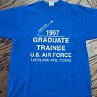 Vintage 1997 Graduate Trainee US Air Force SHIRT (Large) Lackland AFB Texas Rare