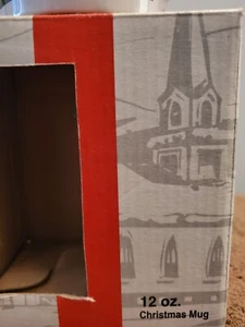 NIB Christmas Cup Mug Royal Norfolk  12 oz - Picture 1 of 3