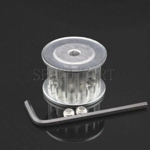 5M HTD5M Aluminum Timing Belt Pulley 16 Teeth 6.35mm Bore 16mm width Stepper Mot - Picture 1 of 4