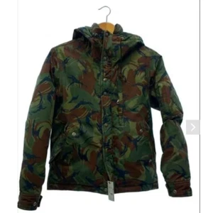 The North Face Purple Label Down Jacket S Green Camouflage Cotton Free Shipping - Picture 1 of 7