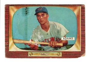 1955 Bowman Bobby Adams Card #118 Cincinnati Redlegs - Picture 1 of 2