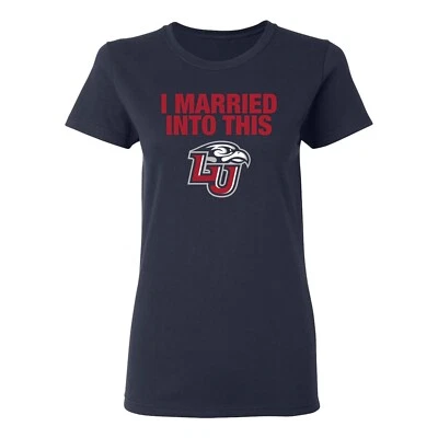 Camiseta para mujer Liberty I Married Into This - azul marino Foto 1 de 4