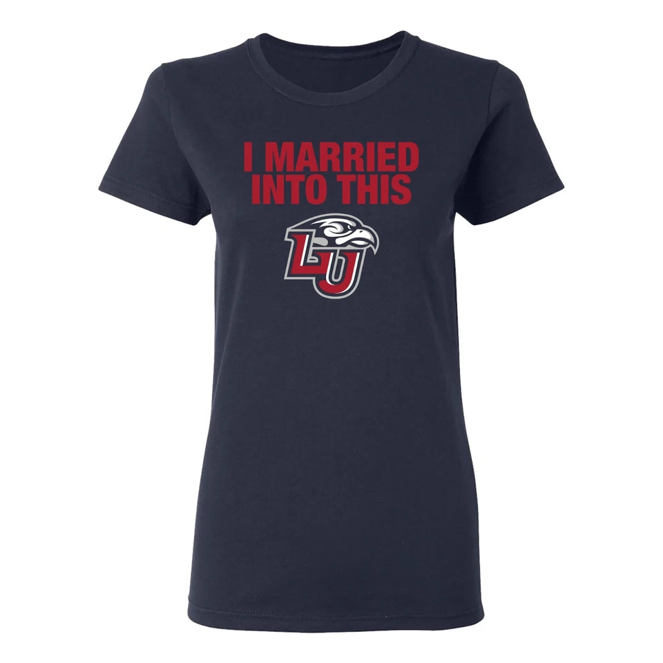 Liberty I Married Into This Women's T-Shirt - Navy - Image 1 of 4