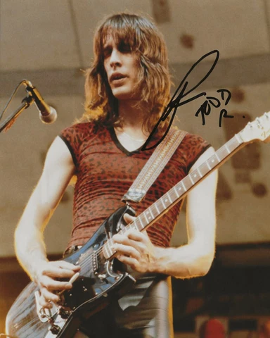 Utopia Todd Rundgren Signed Photo 8x10 COA 14 Cover