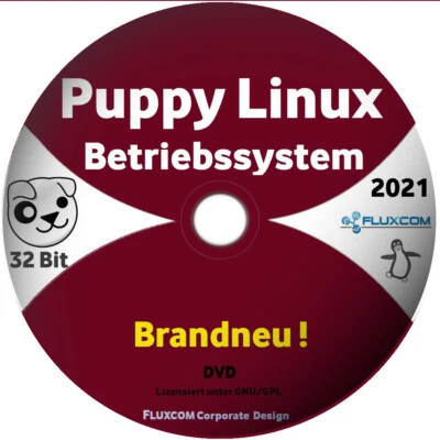 2021 Puppy Linux Slacko 7.0 32 Bit, Live DVD komplettes Betriebssystem, englisch - Bild 1 von 2