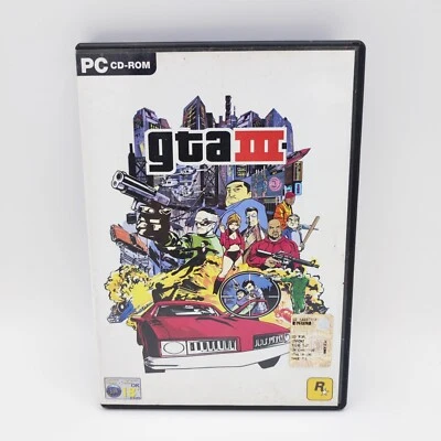 Grand Theft Auto III (GTA 3) Gioco per PC CD-ROM Edizione Completa con Libretto - Immagine 1 di 3