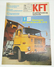 KFT Kraftfahrzeugtechnik Zeitschrift 12 / 1975 Ifa W50 L/RK 21 D Shiguli Zastava