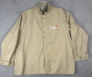 NSA Flame Resistant ARC 8 Indura Ultra Soft Shirt Men’s 2XL Tan Alabama Power - Picture 1 of 13