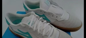 Lakai Cambridge Skate Shoes - White/teal UK size 7 bnib - Picture 1 of 5