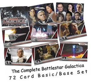 The Complete Battlestar Galactica - 72 Card Basic/Base Set - Rittenhouse 2004