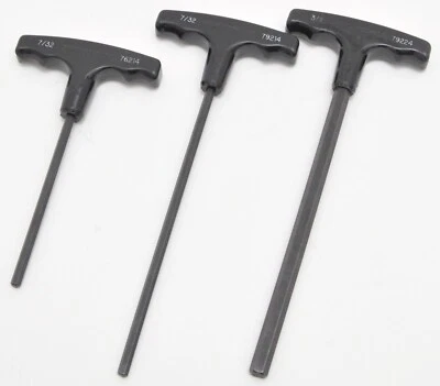 Klein Tools T-HANDLE Hex Key Selections 76214,79214,79224 Hex 7/32", 3/8"USA* - Image 1 of 4