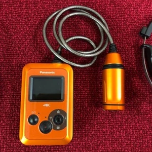 Panasonic HX-A500-D Wearable 4K POV Camcorder Orange from Japan Used - Picture 1 of 4