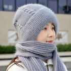 Integrated Ear Protection Windproof Cap Scarf Knitting Thickening Hat Winter