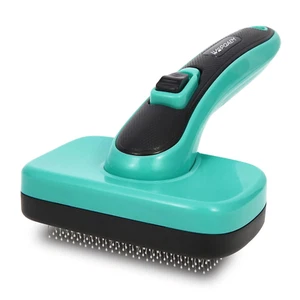 Dogs Self Cleaning Slicker Brush for Shedding & Grooming Short Long Haired Pets, - Picture 1 of 12