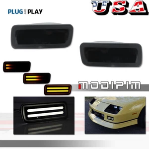 SWITCHBACK Dynamic Amber & White DRL / Turn Signal Lights For 85-92 Chevy Camaro - Picture 1 of 10