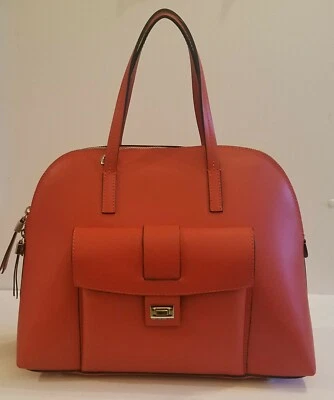 BOLSO BANDOLERA CLAUDIA FIRENZE ITALIANO MUJER CUERO NARANJA Foto 1 de 4