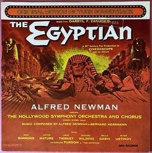 Egyptian ORIGINAL USA Vinyl LP Alfred Newman Bernard Hermann RR - Picture 1 of 6