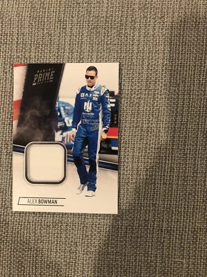 2020 Chronicles Racing ALEX BOWMAN Prime Racing #PS-AB Material Card NASCAR - Image 1 of 2