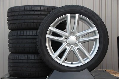 VW Bus T5 T6 T6.1 Kombi Satz Räder Alufelgen Rial silber Hankook Sommerreifen - Bild 1 von 3