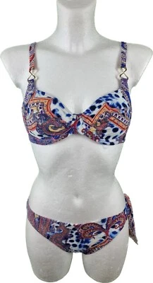 Opera Bikini Größe 36 B - 36 C Cup Bademode Mehrfarbig Trägerbikini mit Bügel - Bild 1 von 4