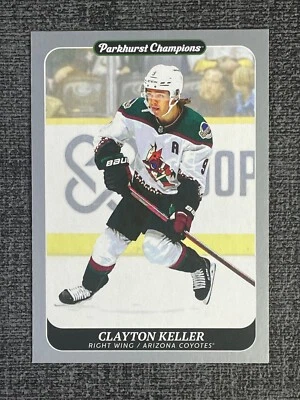 Clayton Keller 2023-24 Upper Deck Parkhurst Champions Hockey Base Silver #58 - Image 1 of 2