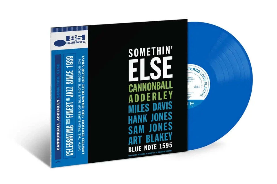 Cannonball Adderley - Somethin' Else [Indie-Exclusive Blue Vinyl] NEW Vinyl - Image 1 of 1