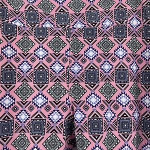 LuLaRoe Leggings Womens Size TC Tall Curvy Pink Purple Southwestern Pants - Picture 1 of 6